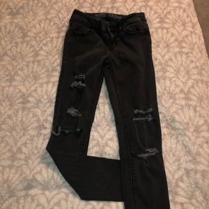 American Eagle ripped jeans